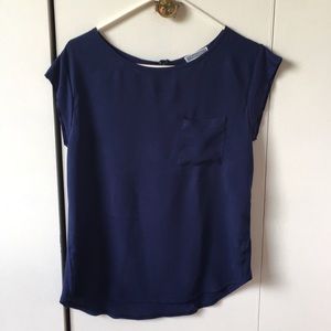 Navy blouse size small